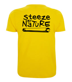 Steeze T-shirt Shorts Sleeve yellow Manches courtes jaune Ghanzi Brand GNZI