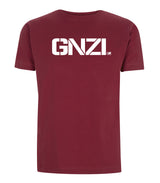 T-shirt Ghanzi Brand GNZI Burgundy Bordeaux Shorts Sleeve Manches Courtes