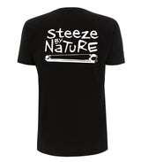 Steeze t-shirt Black Shorts Sleeve Noir Manches courtes Ghanzi Brand GNZI