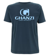 Classic Ghanzi Brand @ghanzibrand T-shirt Denim blue shorts sleeve bleu manches courtes