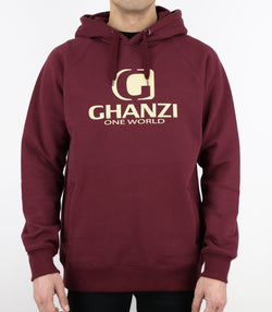 CLASSIC - GHANZI Men Hoodie - Claret red