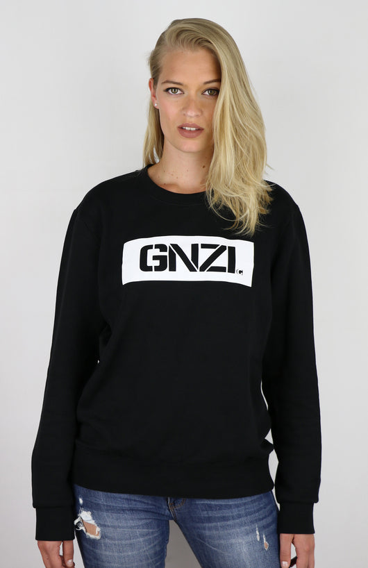 GNZI SQ - GHANZI WOMEN SWEATER Pullover - Black