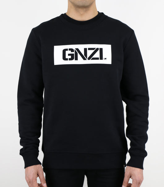 GNZI SQ - GHANZI MEN SWEATER Pullover - Black