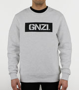 GNZI SQ - GHANZI MEN SWEATER Pullover - Melange white