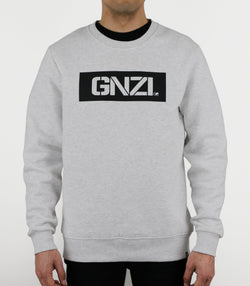GNZI SQ - GHANZI MEN SWEATER Pullover - Melange white