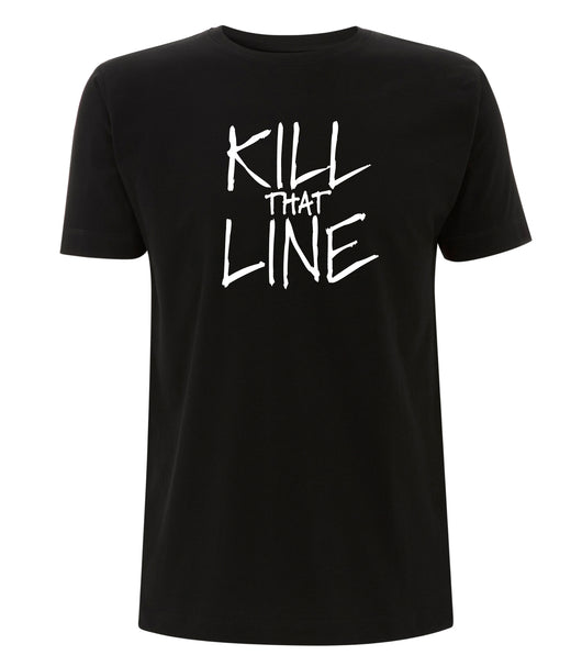 Kill That Line @killthatline #killthatline T-shirt Black noir collection Ghanzi Brand @ghanzibrand